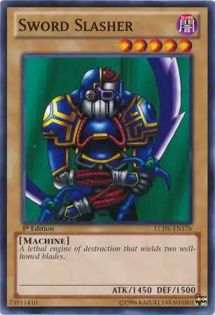 YuGiOh Trading Card Game Legendary Collection 4: Joey's World Common Sword Slasher LCJW-EN176