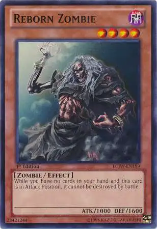 YuGiOh Trading Card Game Legendary Collection 4: Joey's World Common Reborn Zombie LCJW-EN199