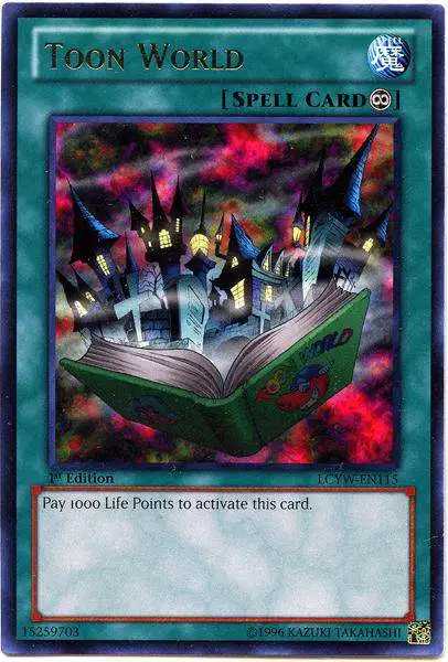 YuGiOh Trading Card Game Legendary Collection 3 Rare Toon World LCYW-EN115