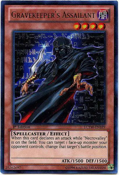 YuGiOh Trading Card Game Legendary Collection 3 Ultra Rare Gravekeeper's  Assailant LCYW-EN189