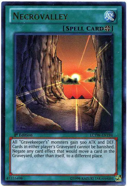 YuGiOh Trading Card Game Legendary Collection 3 Ultra Rare Necrovalley LCYW-EN194