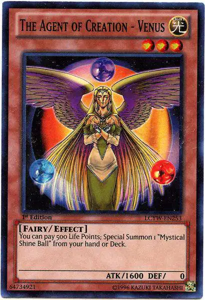 YuGiOh Trading Card Game Legendary Collection 3 Super Rare The Agent of Creation - Venus LCYW-EN253