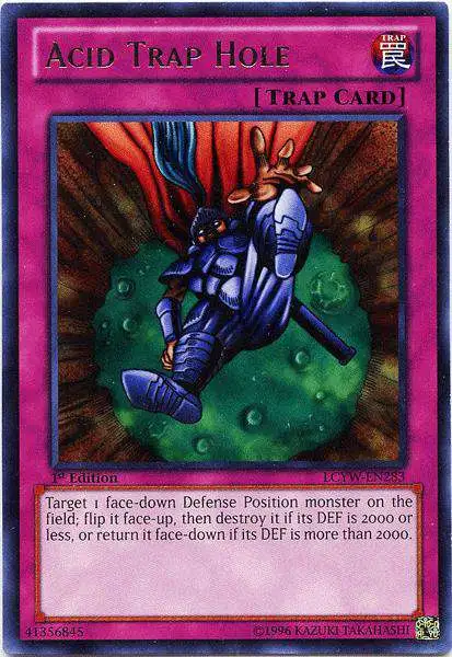 YuGiOh Trading Card Game Legendary Collection 3 Rare Acid Trap Hole LCYW-EN283