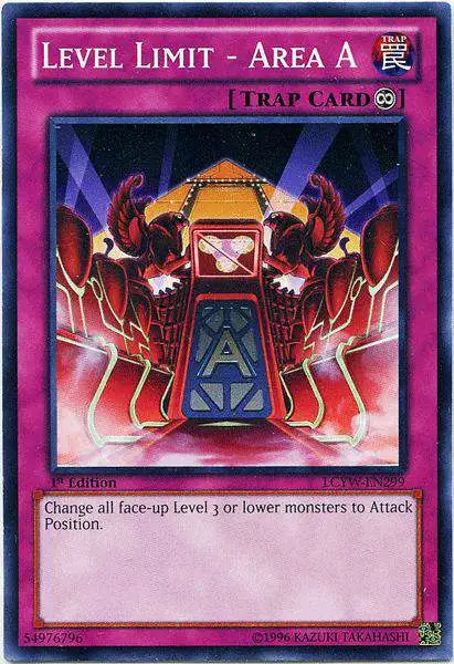 YuGiOh Trading Card Game Legendary Collection 3 Common Level Limit - Area A LCYW-EN299