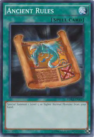 YuGiOh Legendary Decks II Common Ancient Rules LDK2-ENK27