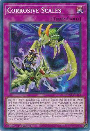 YuGiOh Trading Card Game Legendary Duelists: Season 1 Common Corrosive Scales LDS1-EN074