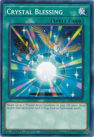 YuGiOh Trading Card Game Legendary Duelists: Season 1 Common Crystal Blessing LDS1-EN105