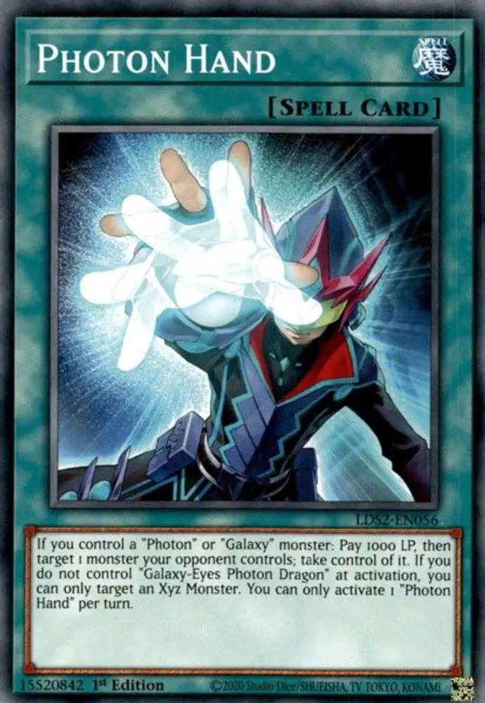 YuGiOh Trading Card Game Legendary Duelists: Season 2 Common Photon Hand LDS2-EN056