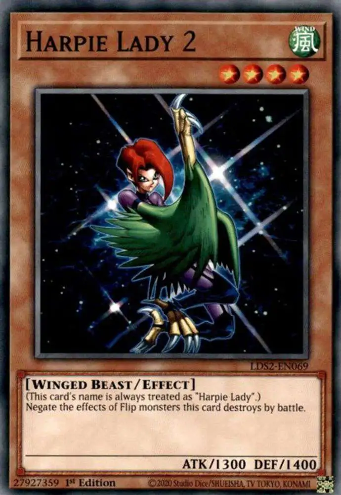harpie lady card sleeves Tee Steady Hands increase the ATK of all WIND monsters by 300 points. YuGiOh Trading Card Game Legendary