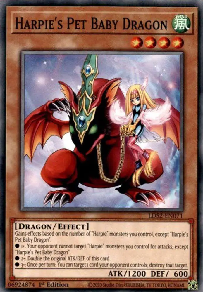 yugioh season 2 cards Trading Card Game Legendary Duelists Single Card Common Harpies Pet Baby Dragon LDS2-EN071 Eyes card for Kaiba and 1 new Galaxy BLUE-EYES & BLACK ROSE! Yu-Gi-Oh!