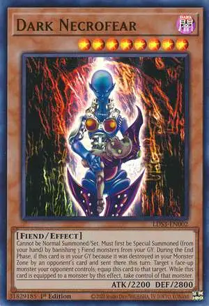 YuGiOh Legendary Duelists: Season 3 Ultra Rare Dark Necrofear LDS3-EN002 [Red]