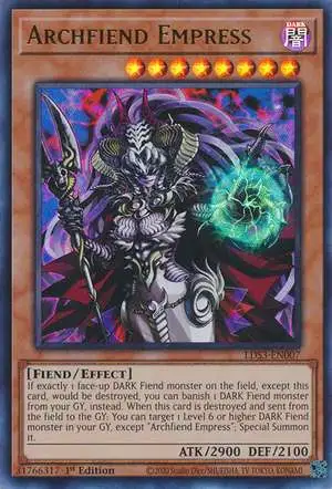 YuGiOh Legendary Duelists: Season 3 Ultra Rare Archfiend Empress LDS3-EN007 [Red]