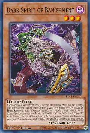 YuGiOh Legendary Duelists: Season 3 Common Dark Spirit of Banishment LDS3-EN010