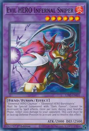 YuGiOh Legendary Duelists: Season 3 Common Evil HERO Infernal Sniper LDS3-EN031
