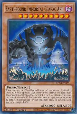 YuGiOh Legendary Duelists: Season 3 Common Earthbound Immortal Ccapac Apu LDS3-EN039