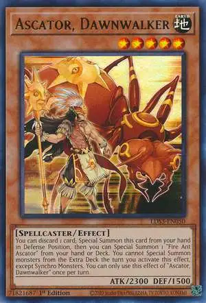 YuGiOh Legendary Duelists: Season 3 Ultra Rare Ascator, Dawnwalker LDS3-EN050 [Blue]