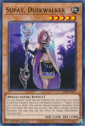YuGiOh Legendary Duelists: Season 3 Common Supay, Duskwalker LDS3-EN051
