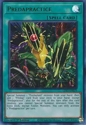 YuGiOh Legendary Duelists: Season 3 Ultra Rare Predapractice LDS3-EN079 [Red]