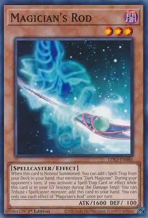 YuGiOh Legendary Duelists: Season 3 Common Magician's Rod LDS3-EN086