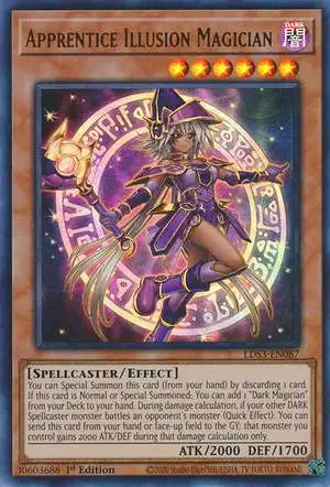 YuGiOh Legendary Duelists: Season 3 Ultra Rare Apprentice Illusion Magician LDS3-EN087