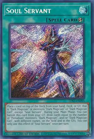 YuGiOh Legendary Duelists Season 3 Single Card Secret Rare Soul Servant  LDS3-EN095 - ToyWiz