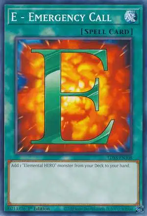 YuGiOh Legendary Duelists: Season 3 Common E - Emergency Call LDS3-EN108