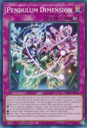 YuGiOh Legendary Duelists: Season 3 Common Pendulum Dimension LDS3-EN134