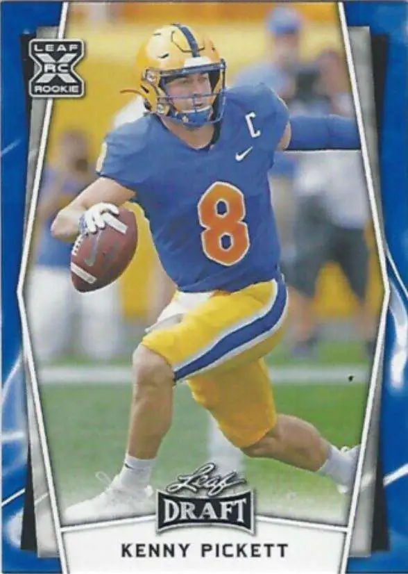 NFL Leaf 2022 Leaf Draft Football Single Card Blue Kenny Pickett B7