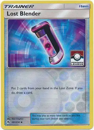 Trading Card Game Pokemon League Promo Reverse Holo Lost Blender #181