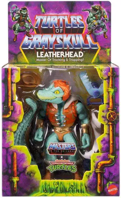 Masters of the Universe Turtles of Grayskull Origins Leatherhead Action Figure