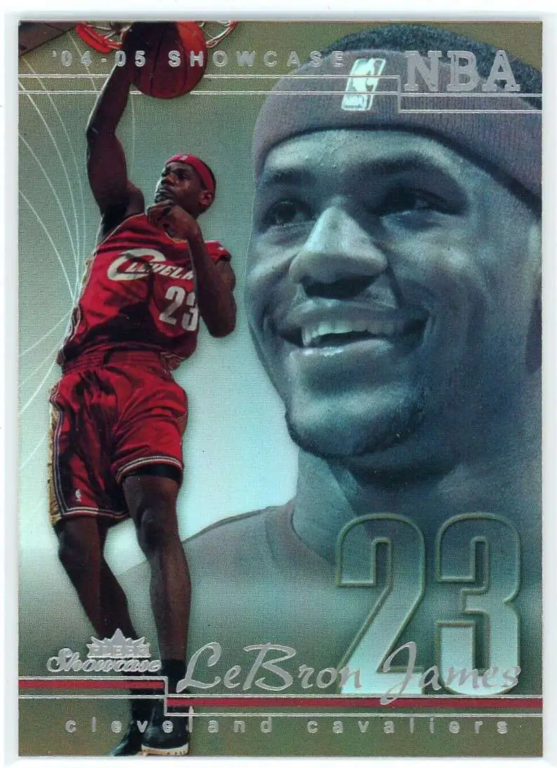 NBA Fleer 2004-05 Showcase Single Card Lebron James 11 - ToyWiz