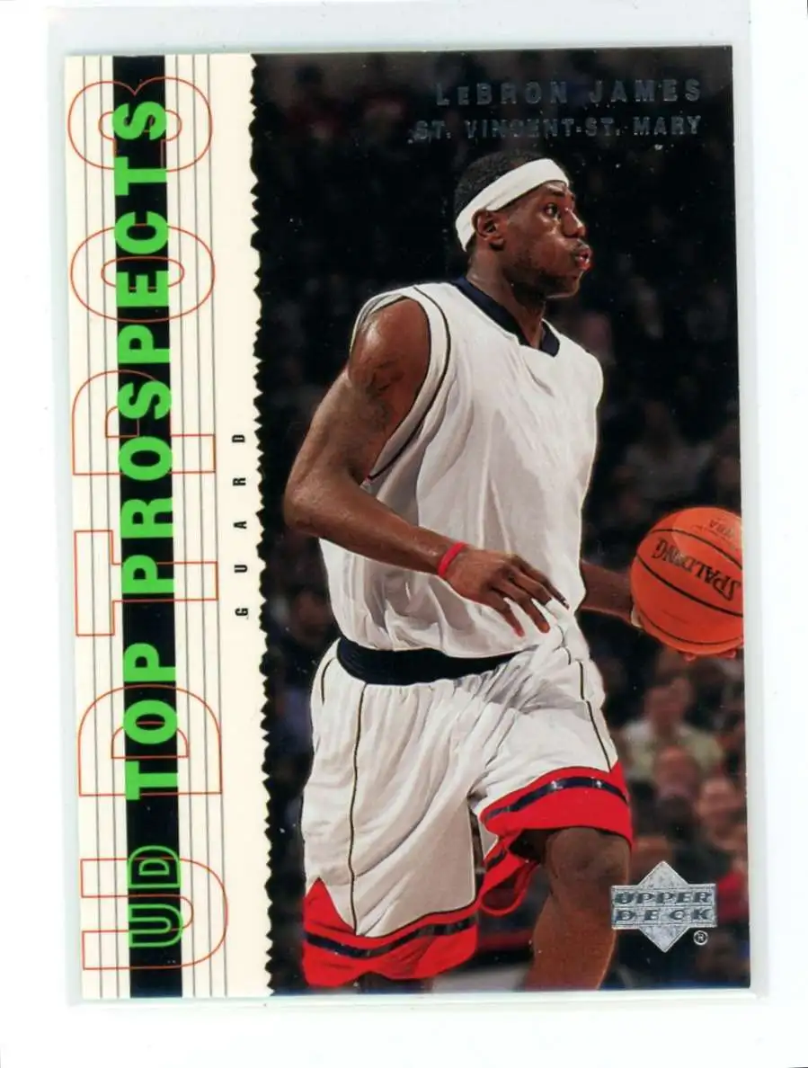 NBA 2003-04 Upper Deck UD Top Prospects Lebron James #55 [Excellent]