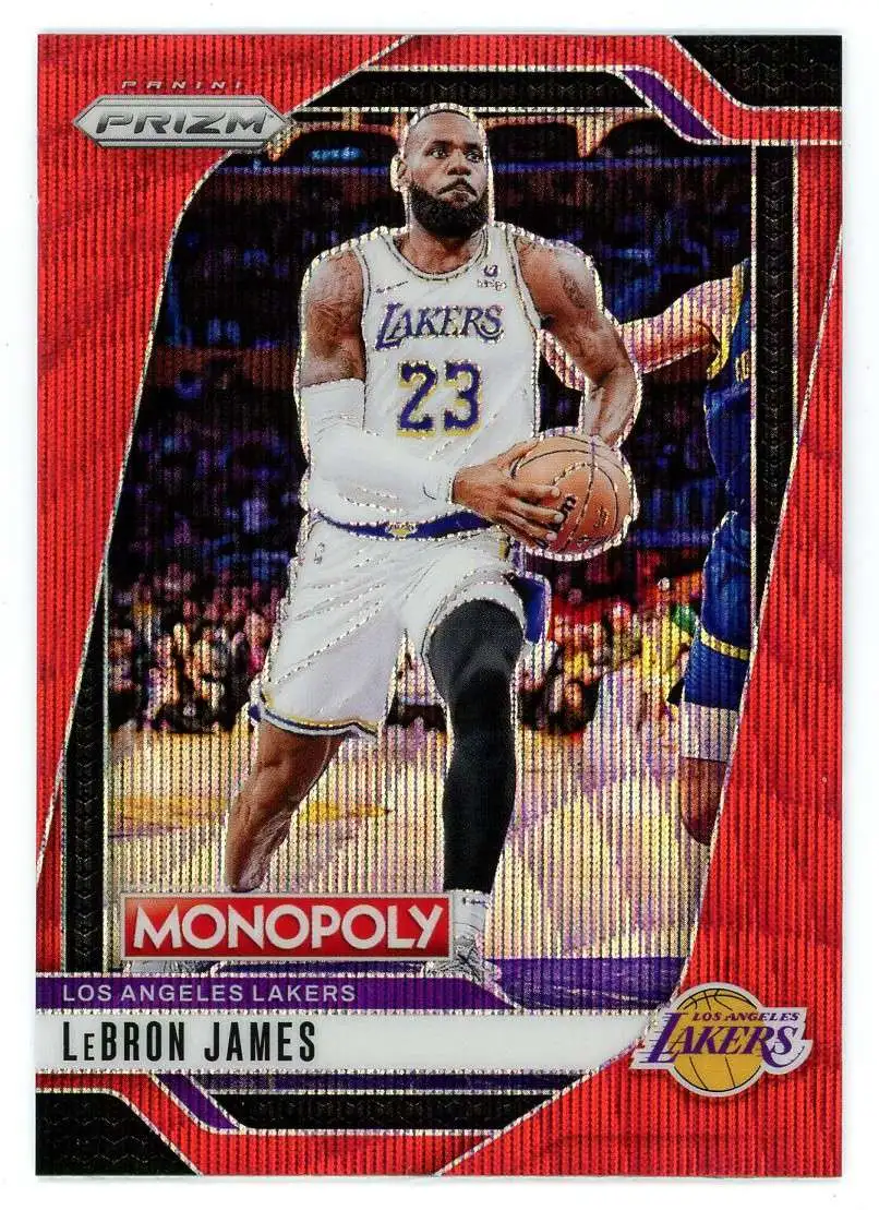 NBA 2024-25 Panini Prizm Monopoly Red Wave Lebron James #43