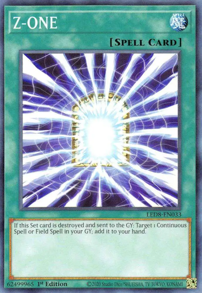 YuGiOh Trading Card Game Legendary Duelists: Synchro Storm Common Z-ONE LED8-EN033