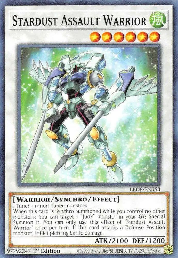 YuGiOh Trading Card Game Legendary Duelists Synchro Storm Single