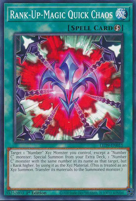 YuGiOh Trading Card Game Legendary Duelists Duels From The Deep Common Rank-Up-Magic - The Seventh One LED9-EN014