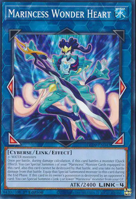 YuGiOh Trading Card Game Legendary Duelists Duels From The Deep Common Marincess Wonder Heart LED9-EN043