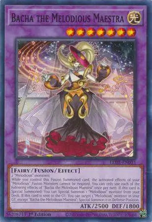 YuGiOh Trading Card Game Legacy of Destruction Common Bacha the Melodious Maestra LEDE-EN035