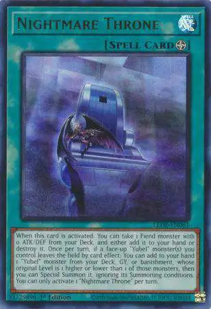 YuGiOh Trading Card Game Legacy of Destruction Single Card Ultra Rare Nightmare Throne LEDE-EN061 - ToyWiz YuGiOh Trading Card Game Legacy of Destruction Single Card Ultra Rare Nightmare Throne LEDE-EN061 - ToyWiz