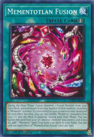 YuGiOh Trading Card Game Legacy of Destruction Single Card Common  Mementotlan Fusion LEDE-EN063 - ToyWiz