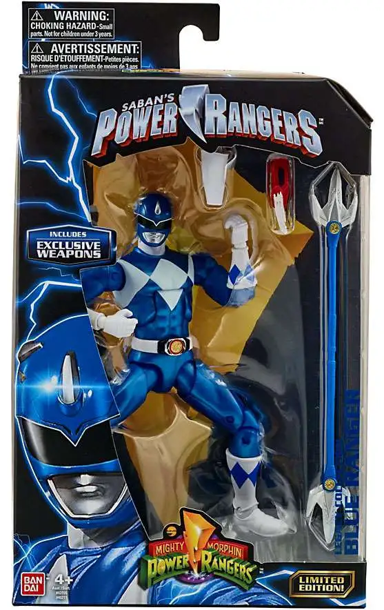 Bandai Power Rangers Legacy Limited Edition Metallic "Blue Ranger" Action Figure 