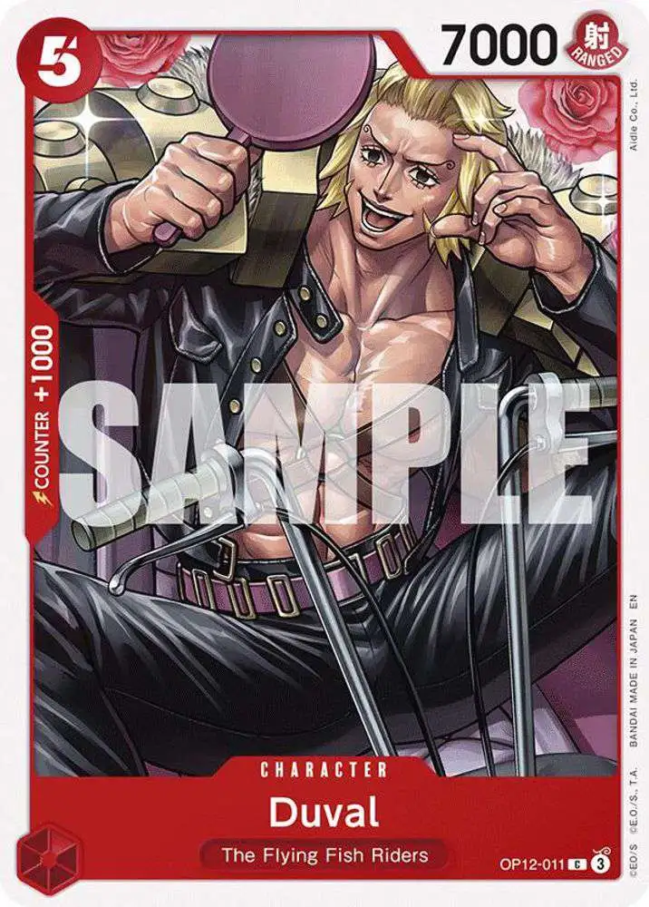 One Piece Trading Card Game Legacy of the Master Common Duval OP12-011