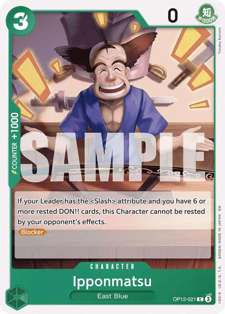 One Piece Trading Card Game Legacy of the Master Common Ipponmatsu OP12-021