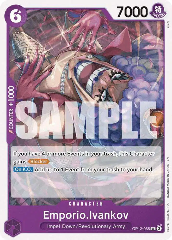 one piece card game ivankov The iconic OP16-026 Emporio.Ivankov is ready to slay in this stunning  alt-art card! [OP-16] -THE TIME OF BATTLE