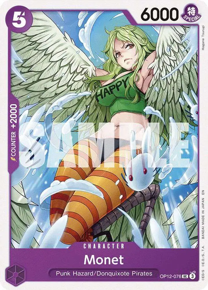 One Piece Trading Card Game Legacy of the Master Uncommon Monet OP12-076
