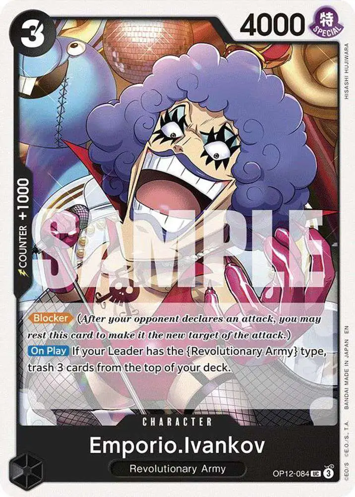 One Piece Trading Card Game Legacy of the Master Uncommon Emporio.Ivankov  OP12-084