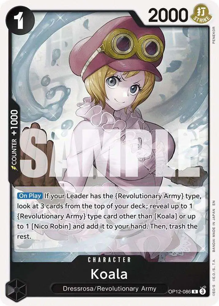 One Piece Trading Card Game Legacy of the Master Rare Koala OP12-086