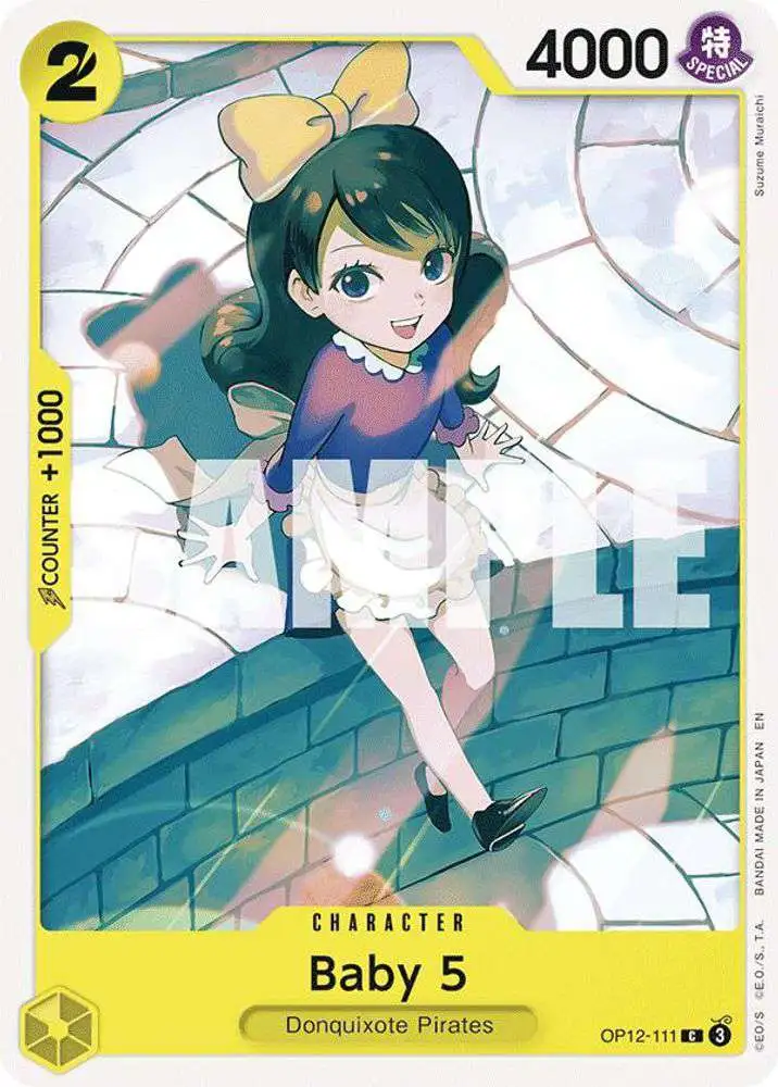 One Piece Trading Card Game Legacy of the Master Common Baby 5 OP12-111