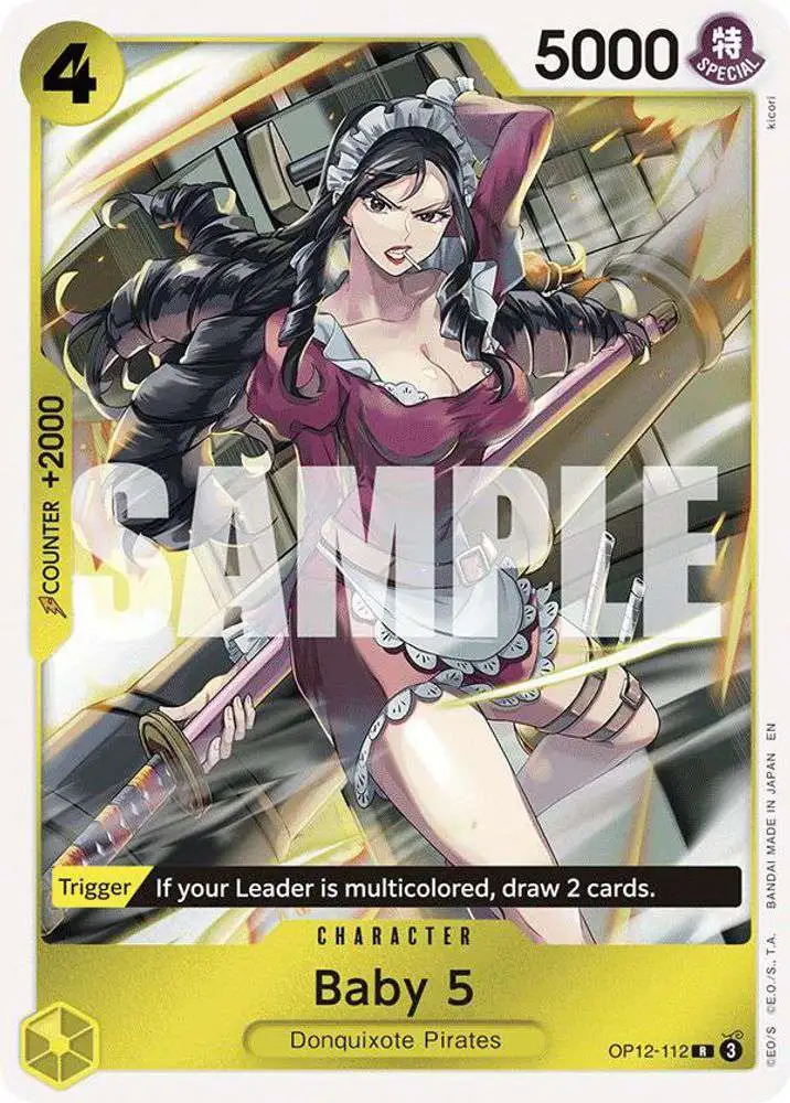 One Piece Trading Card Game Legacy of the Master Rare Baby 5 OP12-112