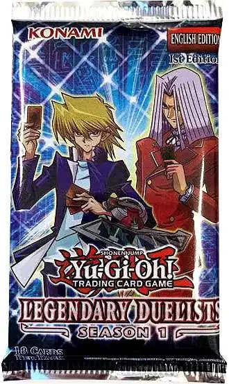 YuGiOh Legendary Duelists Season 1Sealed Box of 2 Packs18 Cards Per Pack 